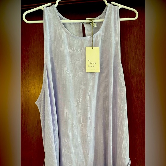 NWT A New Day Long Flowy Lilac Dress- XL - Picture 4 of 4